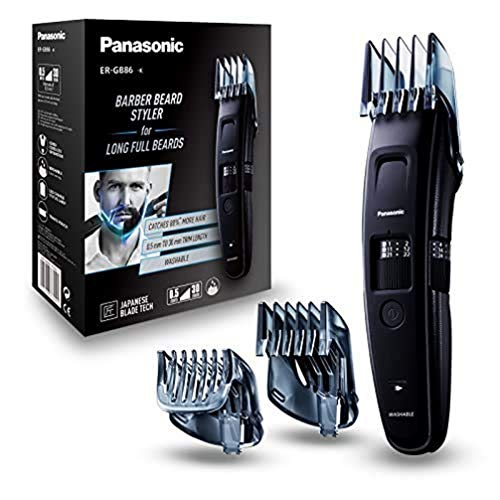Panasonic ER-GB86-K503 Regolabarba, Regolabile con Pettine da 1 a